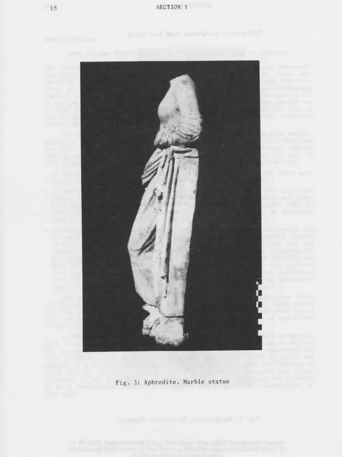 Fig. 3: Aphrodite. Marble statue