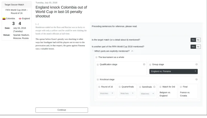 Figure 2: Annotation interface