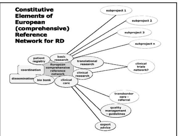 Abbildung 8: Grundlegende Elemente eines europäischen Referenznetzwerks 