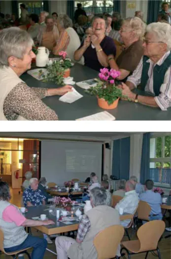 Foto oben: Zwischen den Vorträgen des Senioren- und Gesund- Gesund-heitstags 