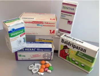 Abbildung 6  Arzneimittelpackungen des Beispiel-MP mit Placebos 