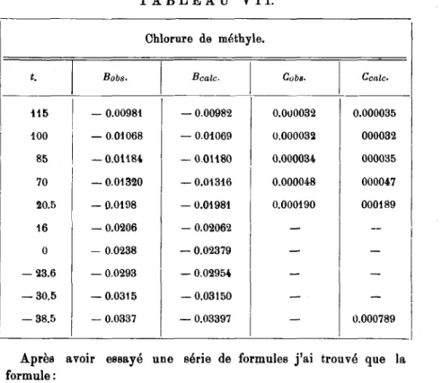 TABLEAU VIL