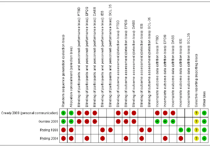 Abbildung 3: Risk of Bias Bewertung 