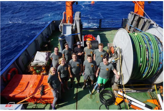 Figure 1: Group photo of the POS538 science team 
