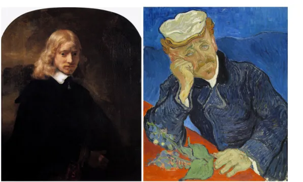 Figure 4.2: Different painting techniques tell many things about the process and can create different feelings.