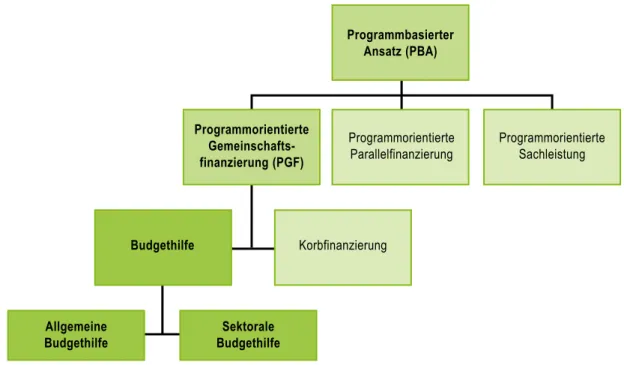 Abbildung 1: Programmbasierte Ansätze ( PBA )