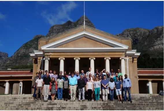 Abb.  13:  Gruppenfoto  aller  Teilnehmer  und  Dozenten  der  Nansen-Tutu  Sommerschule  in  Kapstadt,  Südafrika im Dezember 2014