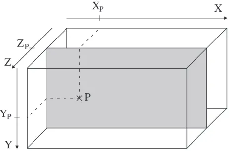 Figure 5.1: Deﬁnition of world coordinates (X, Y, Z) T inside the horizontal ﬂow cell.