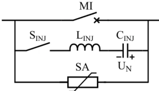Fig. 1: Schematic drawing of the current injection topology