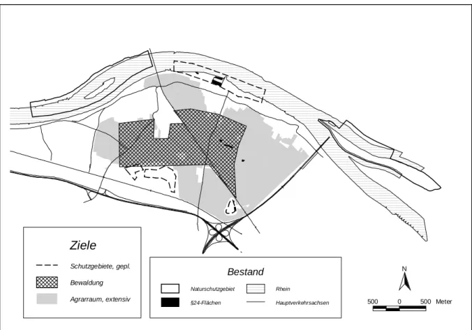 Abbildung C.1 Kartographische Darstellung der Ziele des administrativen Naturschutzes