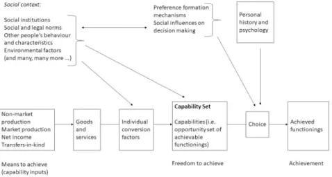 Abbildung 1: »Capability Set« und Kontextfaktoren