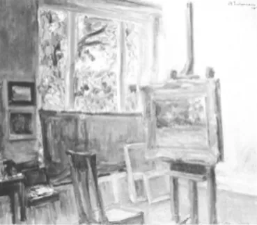 Abb. 11: Blick ins Atelier von Max Liebermann. Sammlung Nedelykov Moreira (2002)