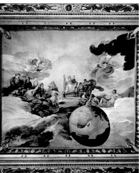 Abbildung 5: Andrea Sacchi, Die göttliche Weisheit, Deckenfresko, Rom,   Palazzo Barberini
