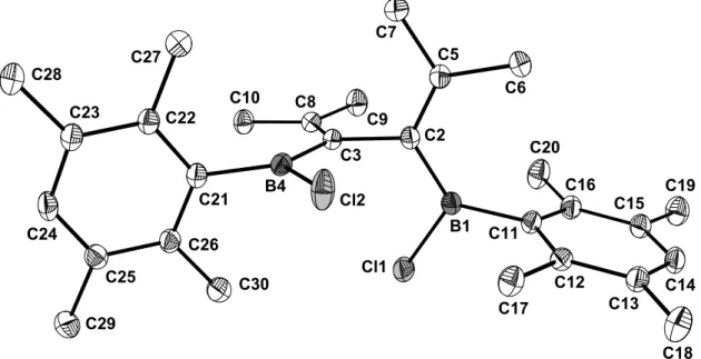 Abbildung 6. Molekülstruktur von 25 im Kristall.