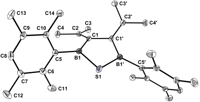 Abbildung 11. Struktur von 29 im Kristall.