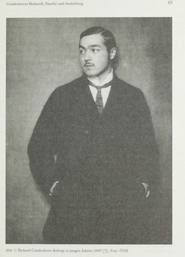 Abb.  1:  Richard  Coudenhow-KaJergi in  Junl!;en  Jahren  (1907  [?]),  Foto:  Ö\B 