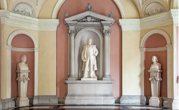 Abb. 5: Carl Kundmann, Thun-Exner-Bonitz-Denkmal im Arkadenhof der Universität Wien.