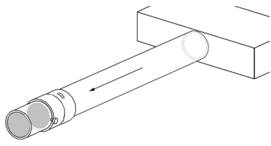 Fig.  4.1:  Modification  of  the  y-tube  olfactometer  base  leg  to  test  the  effects  of  potential  CO 2  blocking  agents