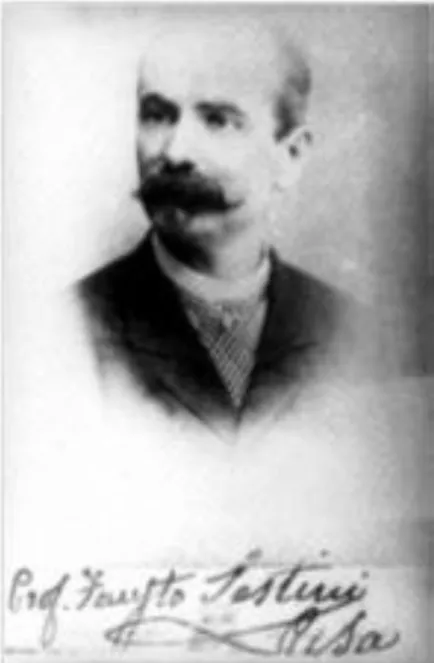 Figure 4: Fausto Alessandro Sestini, the originator of photochemistry in Italy.  d 