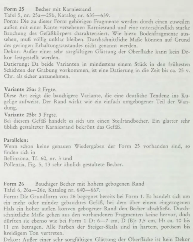 Tafel  5,  nr.  25a-25b,  Katalog  nr.  635-639. 