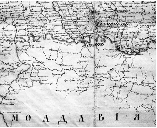 Abb. 13: o. A. (1795b): Novaja Pograničnaja Karta Rossijskoi Imperii … © Historisches Museum  der Stadt Moskau.