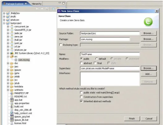 Figure 2.6: Specifying the new class