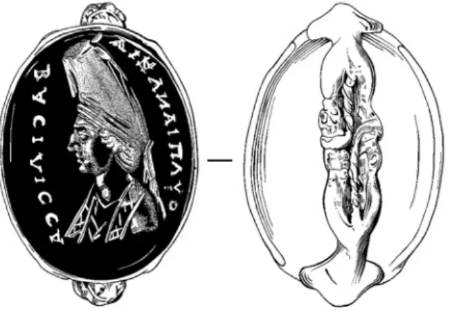 Fig. 1 Signet ring of Queen Ulpia Naxia.