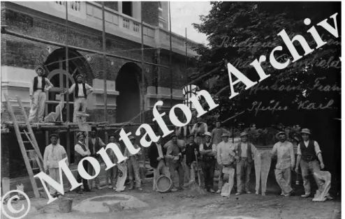 Abb. 3: Montafoner Bauhandwerker in Frankreich um 1900 