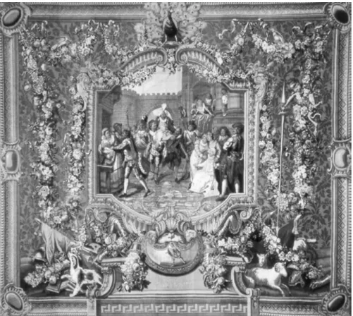 Abb. 11: Atelier Cozette und C. Audran nach C. Coypel, „Entrée de Sancho dans l’Isle de Barataria“, 1770/1772