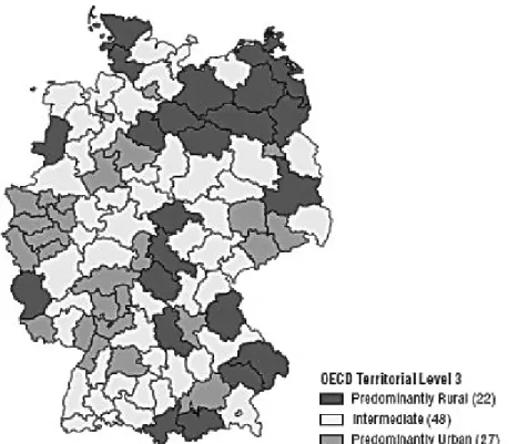 Abbildung 1: OECD Regionen, Deutschland 