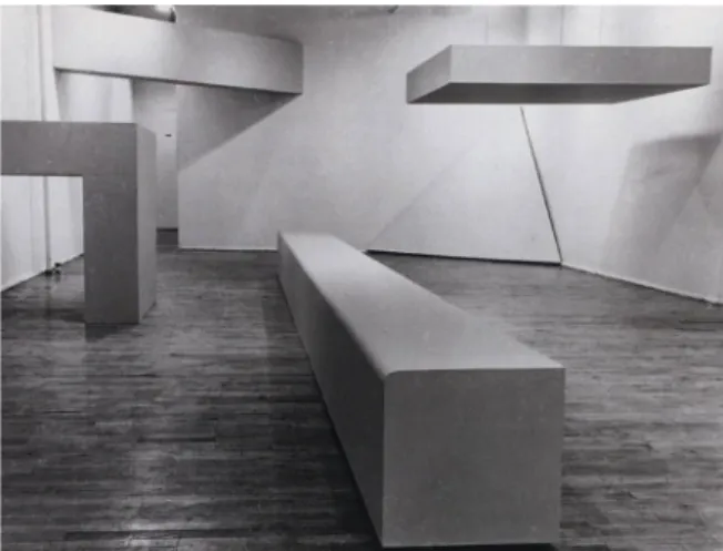 Abb. 2: Robert Morris, Green Gallery, New York 1964