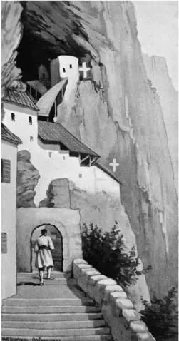 Abb. 1: Kloster Ostrog in Montenegro