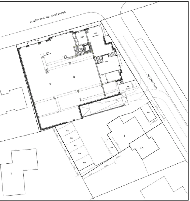 Figuur 6: Situatietekening begane grond 