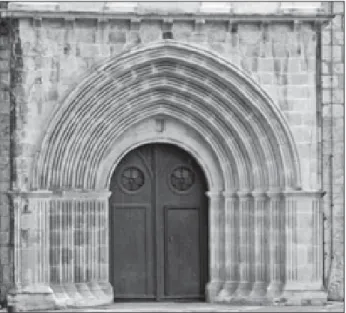 Figura 7. Portada gótica de la primitiva iglesia parroquial.