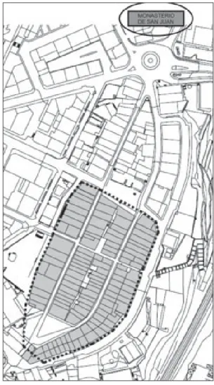 Figura 9. Fase inicial de la ocupación urbana de Hernani.