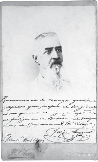 Foto dedicada a su compañero miquelete oñatiarra José Celaya (AGG-GAO, JD SM 49,5).