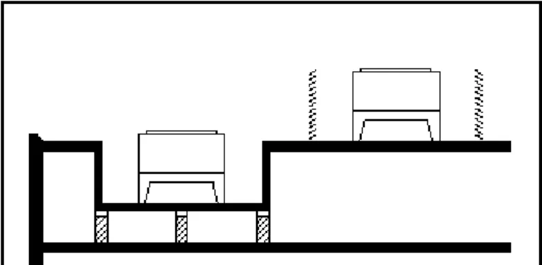 figuur 1  opstellingsmogelijkheden van condensors of droge koelers 