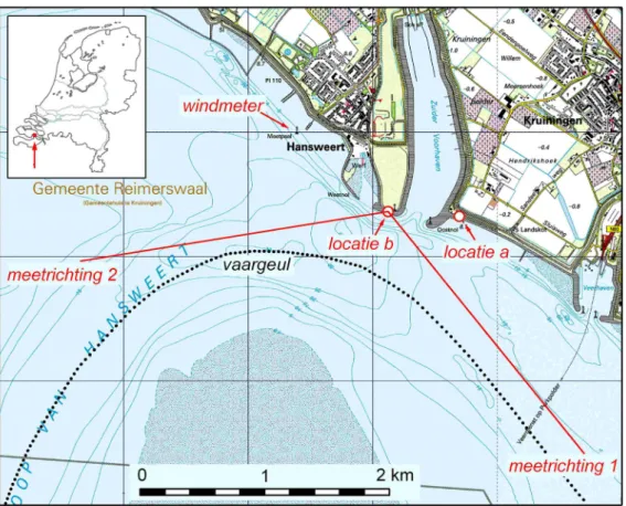 Figuur 7: Locatie b = positie Lidar.  