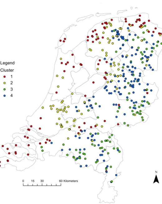 Figure 4.4.1.1: Sample locations of the National Minerals Policy Monitoring  Network used for assessing the background concentrations in groundwater