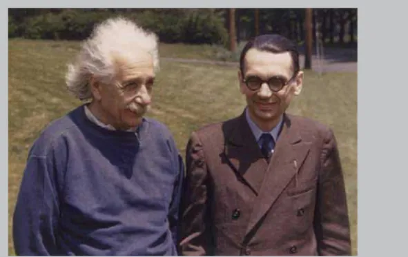 Figuur 2.12: Albert Einstein en Kurt Gödel (± 1950).