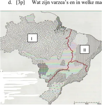 Figuur 4. Vegetatie in Brazilië 