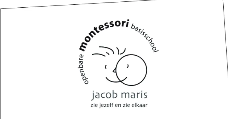figuur 3: Logo Openbare Montessori basisschool Jacob Maris in Rotterdam