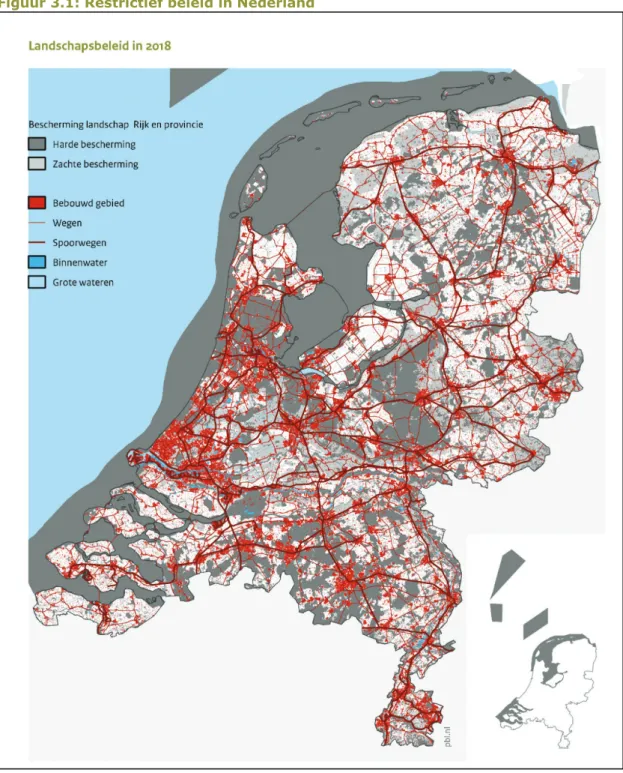 Figuur 3.1: Restrictief beleid in Nederland 