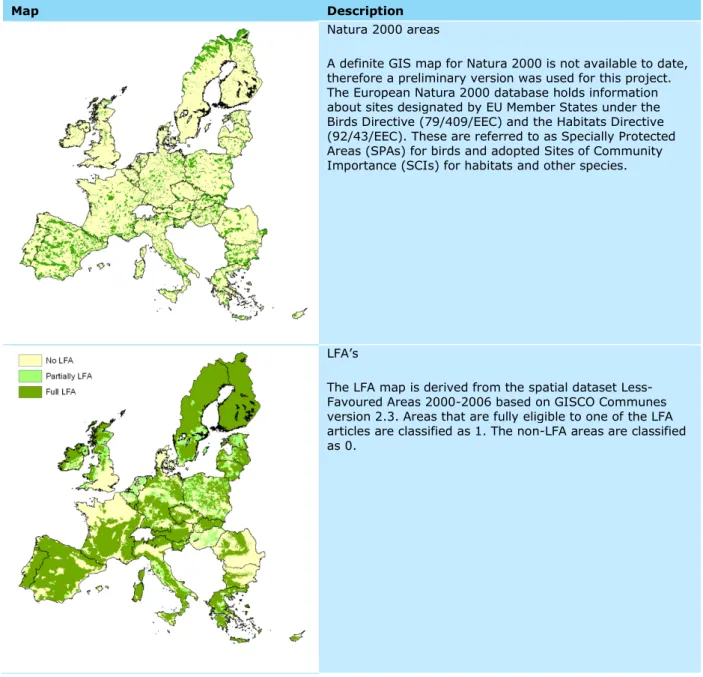 Table 2.3. Maps of location-specific preference additions. Descriptions and pictures are  taken from Tucker et al