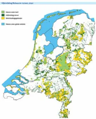 Figuur 2 voor de duur- duur-zame instandhouding van  Natura 2000-habitats en  -soorten is bescherming  van de Natura  2000-gebie-den onvoldoende