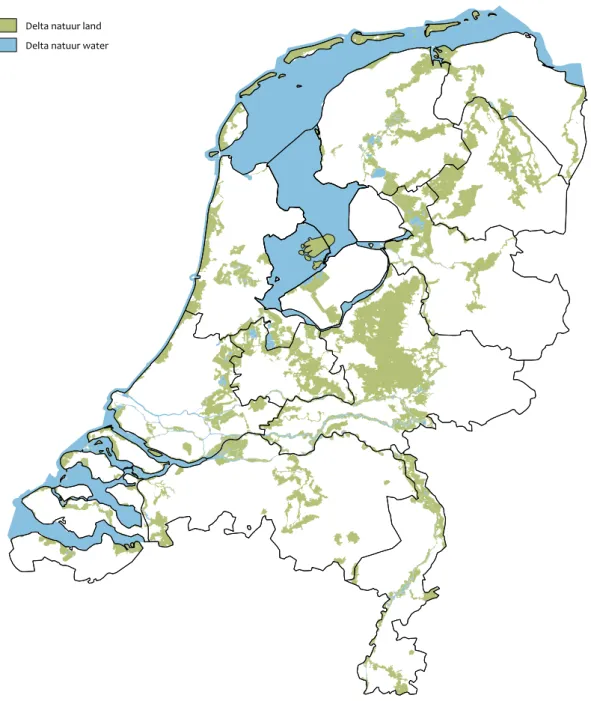 Figuur 5.3 Kijkrichting Delta natuur, 2040