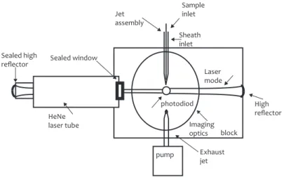 Figure 15Schematic view of the optical system of the LAS-x