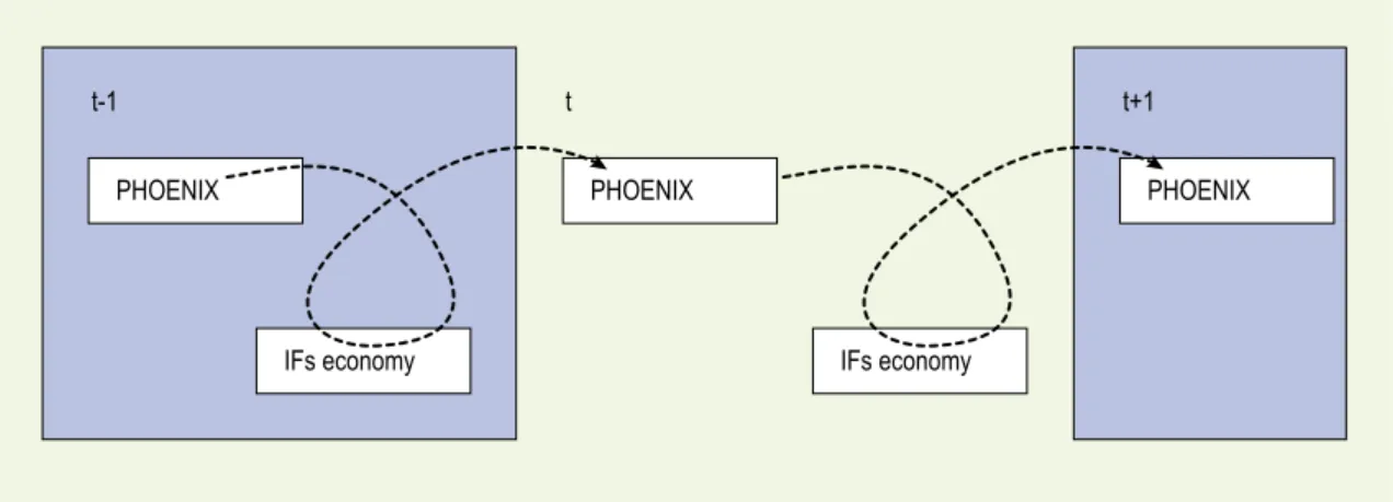 Figure 8  The sequence of models with TDT: PHOENIX is always one step ahead of IFs Economy.