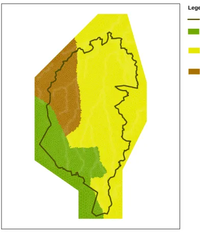 Figuur 3-3: Samenvoeging watervoerende lagen uit project ‘Klimaat en beken’ tot landelijke  schematisatie 