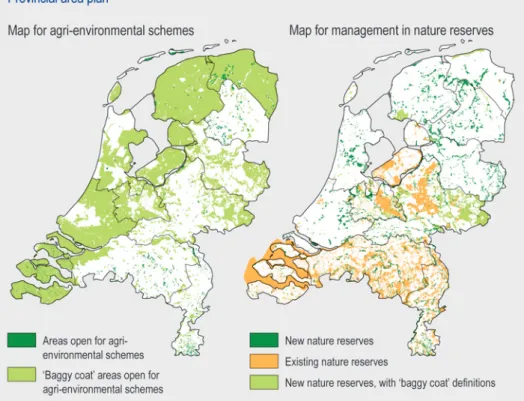 Figure 2.1 The allocation of agri-environmental schemes is spatially insufficient in ‘baggy coat’ 